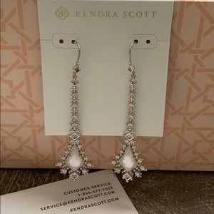 Kendra Scott Reimer Statement Earrings in Silver